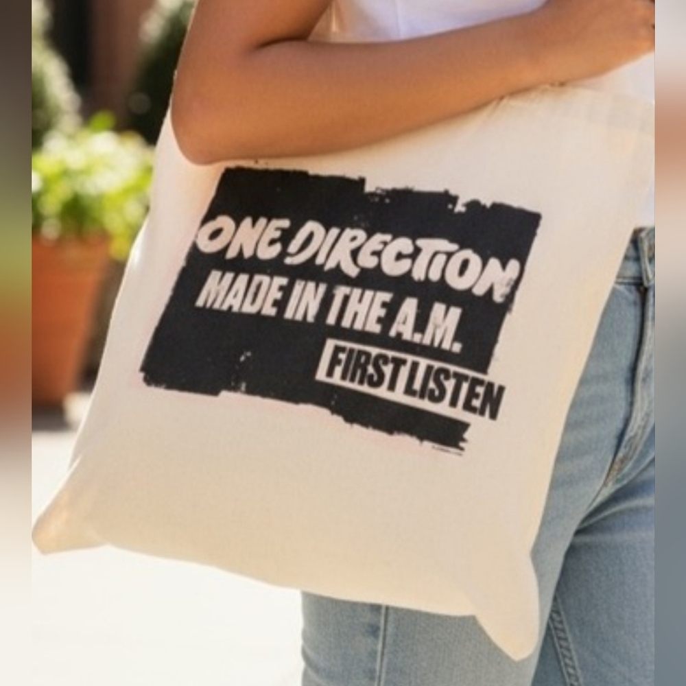 One Direction Made In The A.M. Canvas Tote Bag